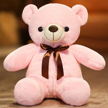 Load image into Gallery viewer, cute pink teddy bear with ribbon, teddies, teddy bear soft toy
