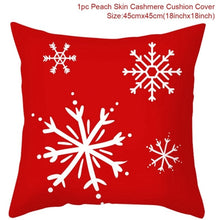 Load image into Gallery viewer, Christmas Cushion Covers in Red 45x45cm
