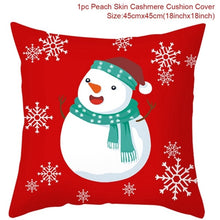 Load image into Gallery viewer, Christmas Cushion Covers in Red 45x45cm
