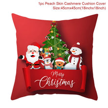 Load image into Gallery viewer, Christmas Cushion Covers in Red 45x45cm
