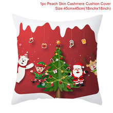 Load image into Gallery viewer, Christmas Cushion Covers in Red 45x45cm
