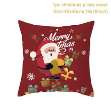 Load image into Gallery viewer, Christmas Cushion Covers in Red 45x45cm
