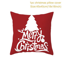 Load image into Gallery viewer, Christmas Cushion Covers in Red 45x45cm
