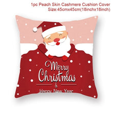 Load image into Gallery viewer, Christmas Cushion Covers in Red 45x45cm
