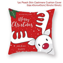 Load image into Gallery viewer, Christmas Cushion Covers in Red 45x45cm
