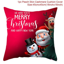 Load image into Gallery viewer, Christmas Cushion Covers in Red 45x45cm
