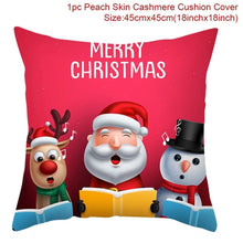 Load image into Gallery viewer, Christmas Cushion Covers in Red 45x45cm
