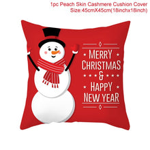 Load image into Gallery viewer, Christmas Cushion Covers in Red 45x45cm
