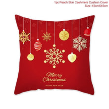 Load image into Gallery viewer, Christmas Cushion Covers in Red 45x45cm
