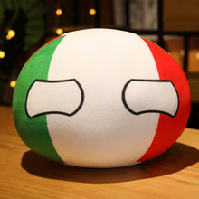 Load image into Gallery viewer, Country National Flag Ball Plush Toy, russia national flag plush toy, USA national flag plushie, china national flag plush, russia national flag plush, Japan national flag plush, UK national flag plush, london national flag plush
