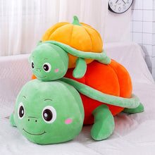 Load image into Gallery viewer, Halloween Pumpkin Shell Turtle Plush Toy
