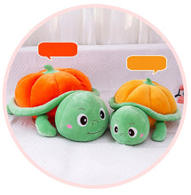 Load image into Gallery viewer, Halloween Pumpkin Shell Turtle Plush Toy
