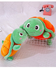 Load image into Gallery viewer, Halloween Pumpkin Shell Turtle Plush Toy
