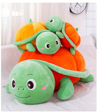 Load image into Gallery viewer, Halloween Pumpkin Shell Turtle Plush Toy
