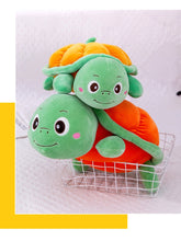 Load image into Gallery viewer, Halloween Pumpkin Shell Turtle Plush Toy
