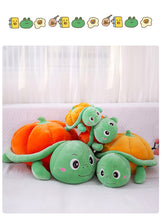 Load image into Gallery viewer, Halloween Pumpkin Shell Turtle Plush Toy
