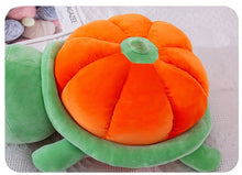 Load image into Gallery viewer, Halloween Pumpkin Shell Turtle Plush Toy
