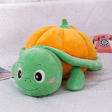 Load image into Gallery viewer, Halloween Pumpkin Shell Turtle Plush Toy
