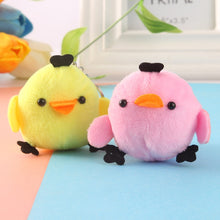 Load image into Gallery viewer, Cute Plush Chick Keychain
