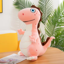 Load image into Gallery viewer, kids dinosaur soft toy and plush pillow
