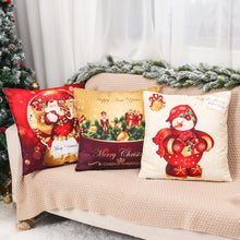 Load image into Gallery viewer, Christmas Cushion Covers in Red 45x45cm
