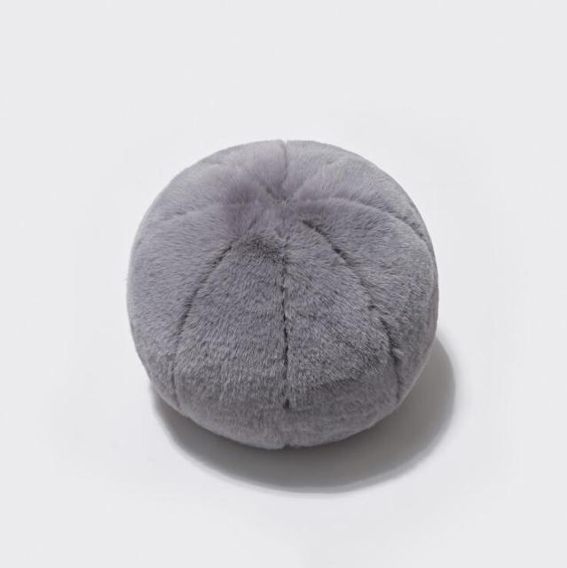 Nordic Velvet Pure Color Round Cushion