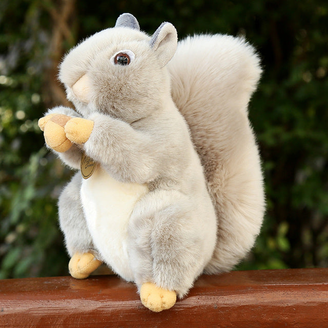 Grey squirrel best sale soft toy